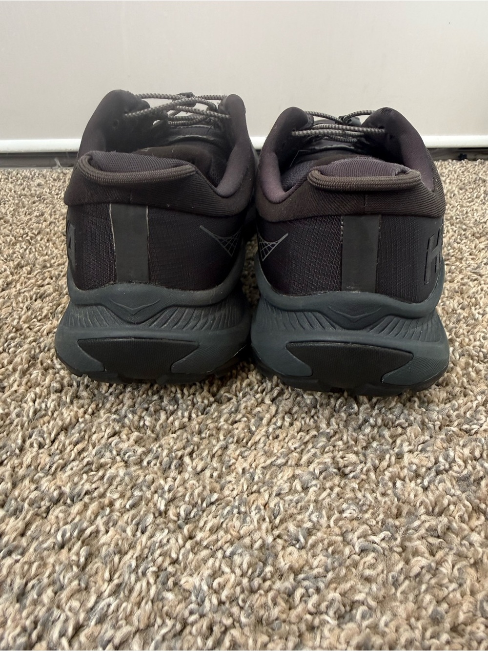 Hoka transport Men's Black Athletic Trail Shoes - Picture 4 of 6